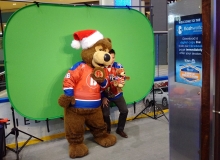 Green-screen at WEM Ice Palace Oil Kings